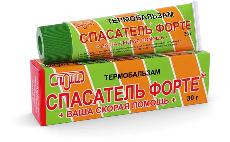 Спасатель форте термобальзам, бальзам для наружного применения, 30 г, 1 шт.