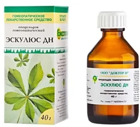 Эскулюс ДН, раствор для наружного применения, 40 г, 1 шт.