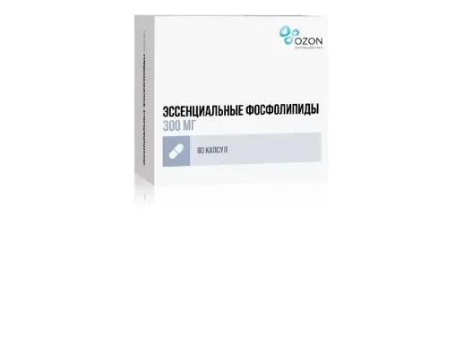 Эссенциальные фосфолипиды, 300 мг, капсулы, 90 шт.