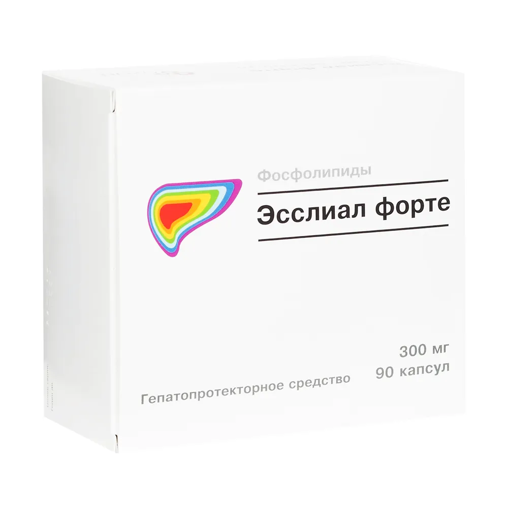 Эсслиал форте, 300 мг, капсулы, 90 шт.