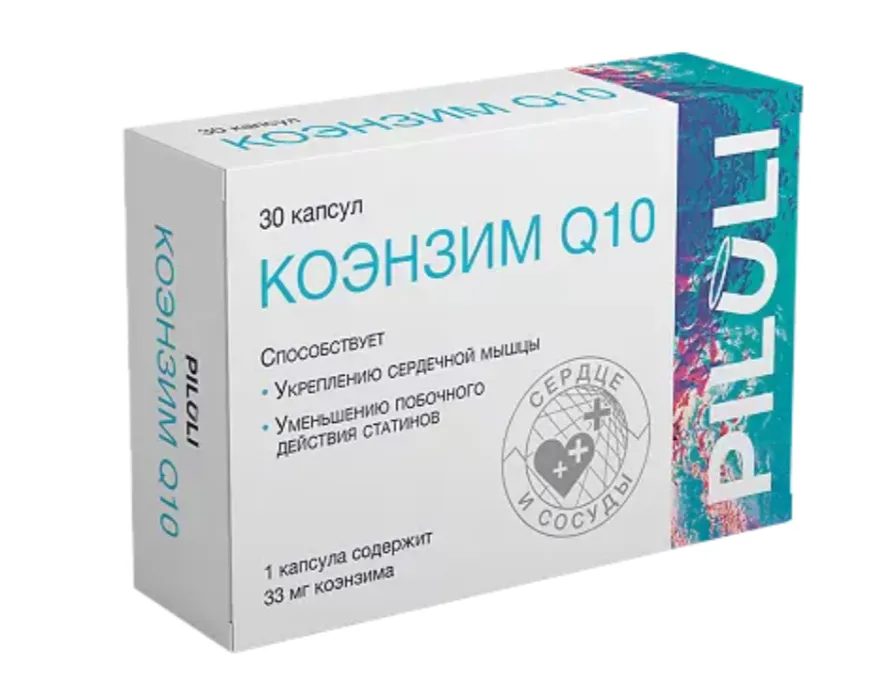 Piluli Коэнзим Q10, капсулы, 30 шт.