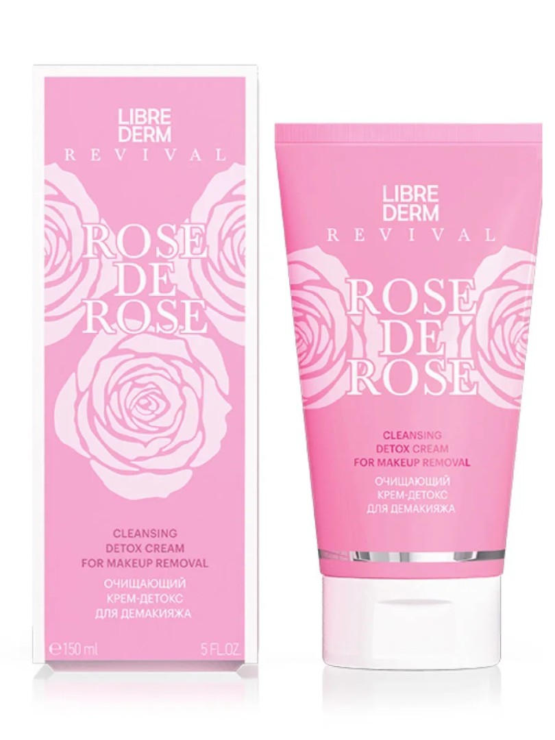 Librederm ROSE DE ROSE Крем-детокс очищающий, крем для лица, 150 мл, 1 шт.