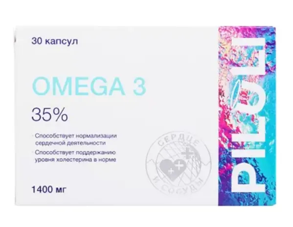 Piluli Омега-3 35%, капсулы, 30 шт.