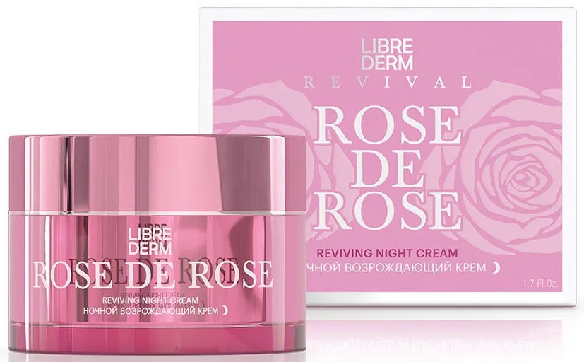 Librederm ROSE DE ROSE Крем ночной возрождающий, крем, 50 мл, 1 шт.