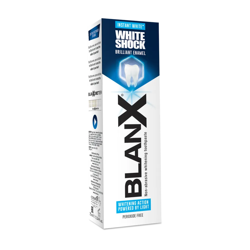 Blanx White Shock Паста зубная отбеливающая, паста, 75 мл, 1 шт.