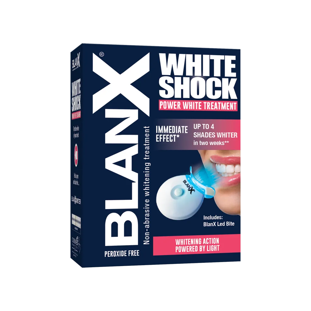 Blanx White Shock Зубная паста с лампой-активатором, паста зубная, 50 мл, 1 шт.