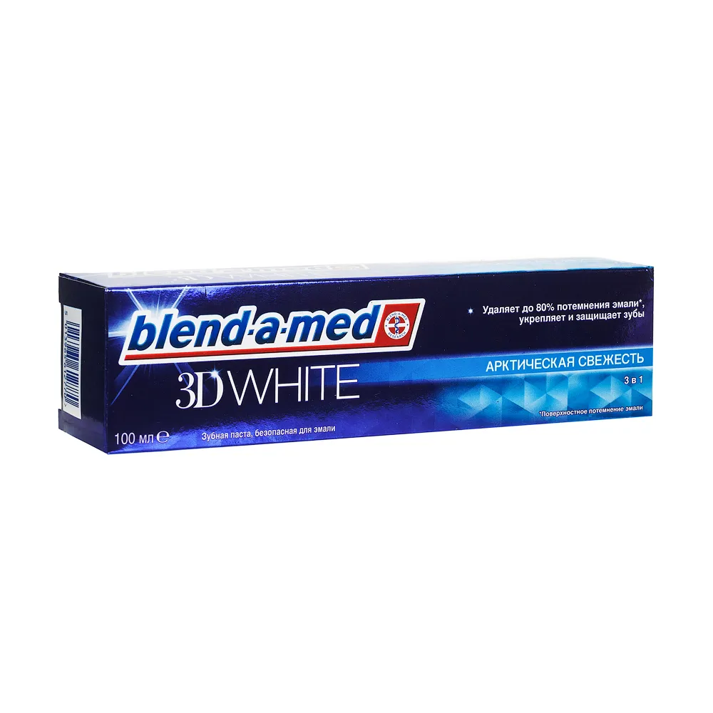 Blend-a-Med 3D White Зубная паста, паста зубная, Арктическая свежесть, 100 мл, 1 шт.