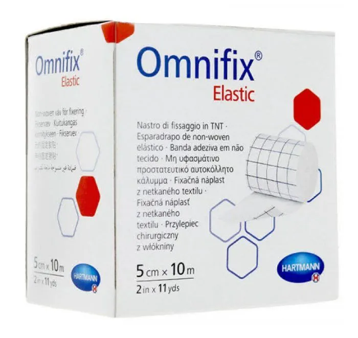 Omnifix elastic Пластырь фиксирующий, 10мх5см, пластырь медицинский, 1 шт.