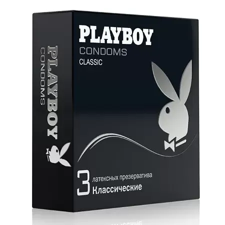 Playboy Презервативы Classic, 3 шт.