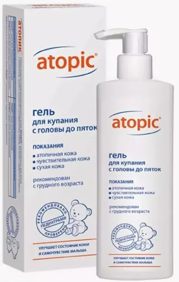 Atopic гель для купания, гель для душа, 200 мл, 1 шт.