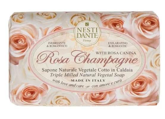 Nesti Dante Мыло Rose Champagne, мыло, 150 г, 1 шт.