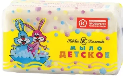 Невская косметика мыло туалетное детское, 140 г, 1 шт.