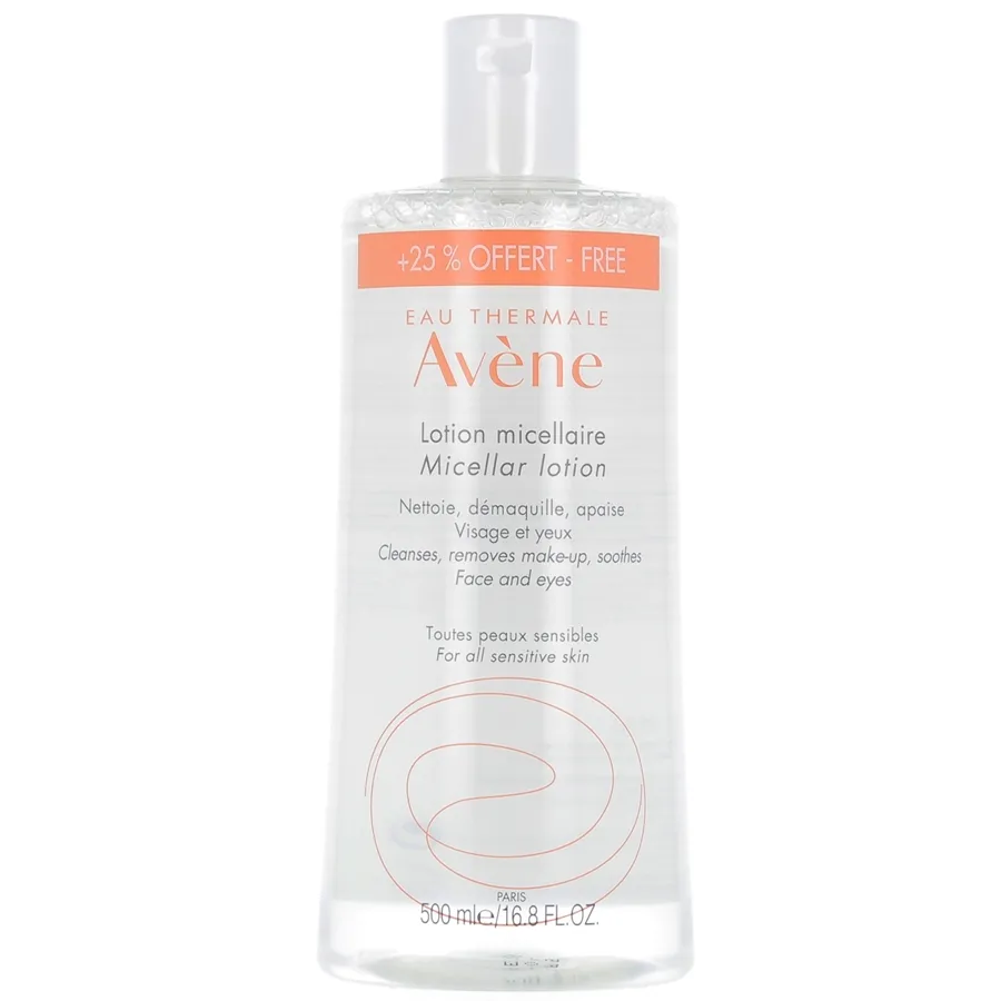 Avene мицеллярный лосьон очищающий, лосьон, 500 мл, 1 шт.