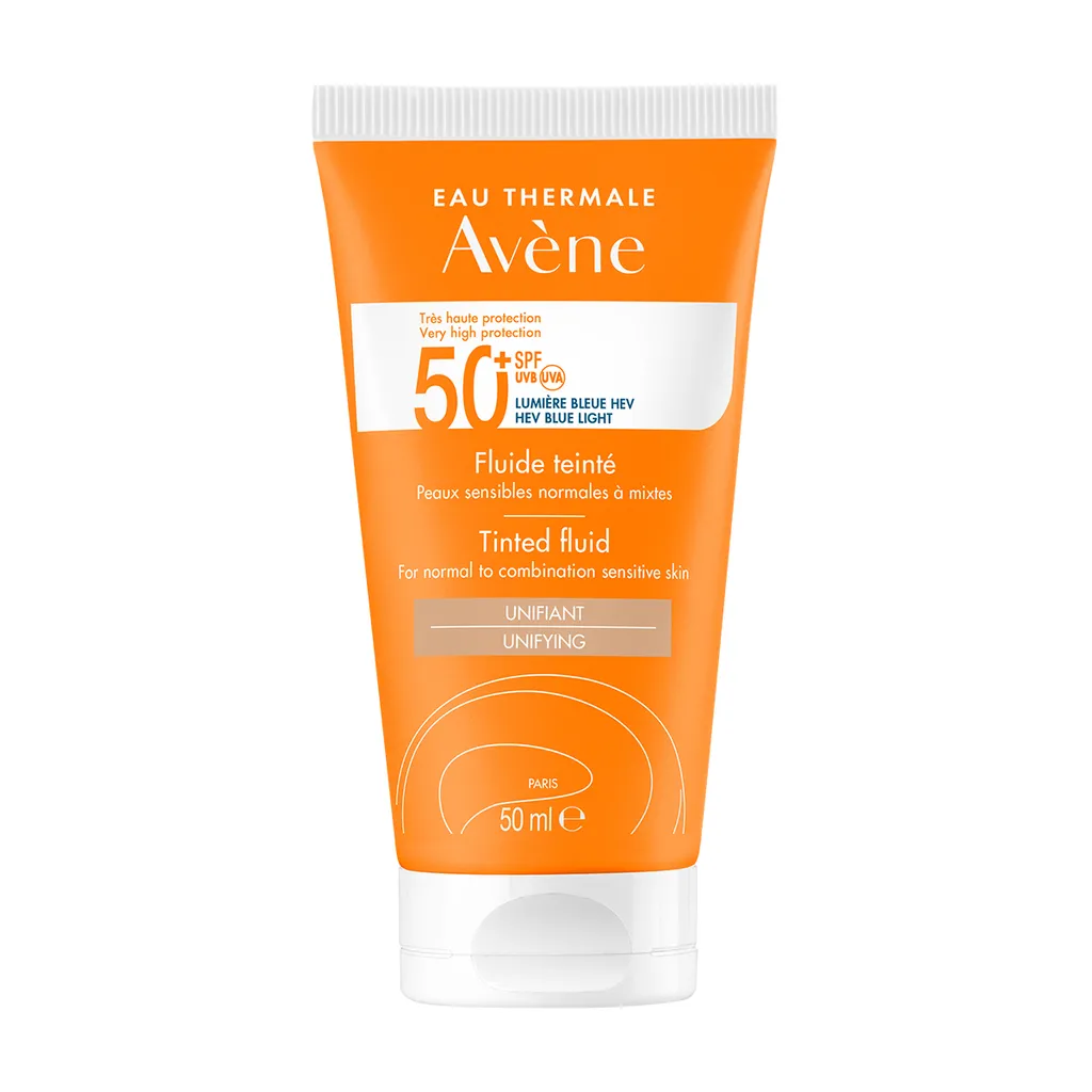 Avene солнцезащитный флюид с тонирующим эффектом SPF50+, крем, 50 мл, 1 шт.