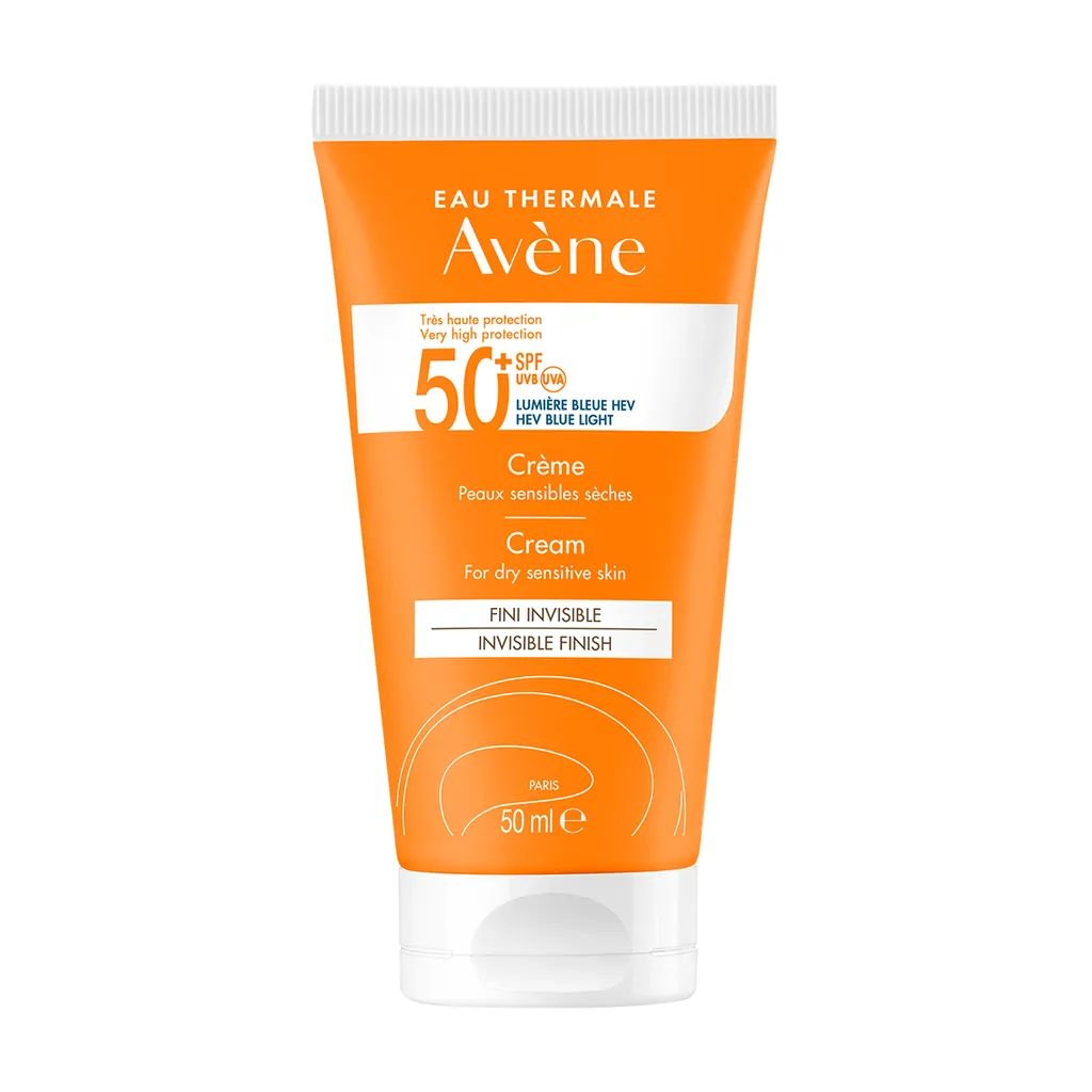 Avene солнцезащитный крем SPF50+, крем, без отдушки, 50 мл, 1 шт.