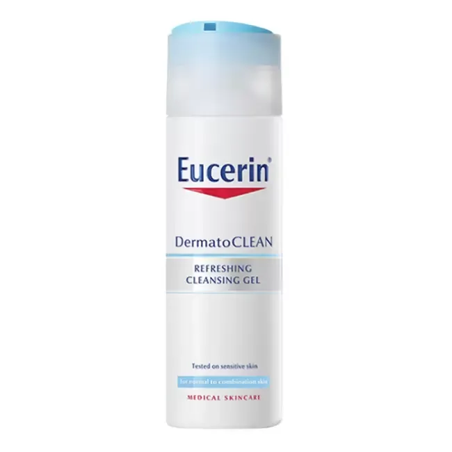 Eucerin DermatoClean Гель для умывания освежающий, гель для умывания, очищающий, 200 мл, 1 шт.