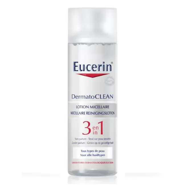 Eucerin DermatoClean Лосьон мицеллярный освежающий 3в1, лосьон для лица, очищающий, 200 мл, 1 шт.