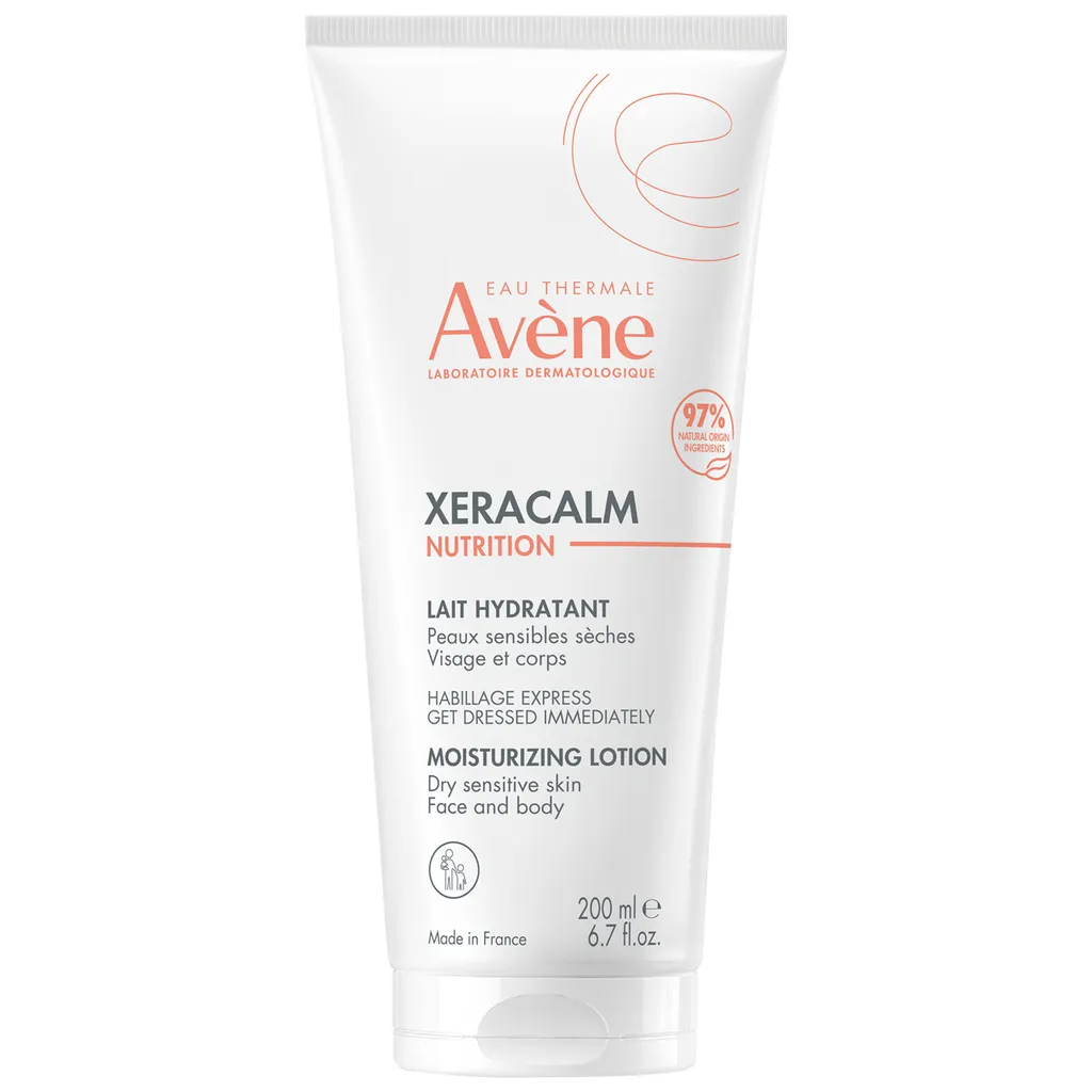 Avene XeraCalm Nutrition Молочко питательное легкое, молочко, для сухой, чувствительной кожи лица и тела, 200 мл, 1 шт.