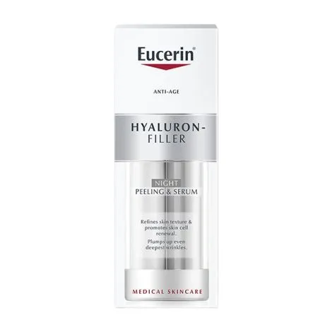 Eucerin Hyaluron-Filler Эксфолиант-сыворотка ночная, сыворотка, для всех типов кожи, 30 мл, 1 шт.