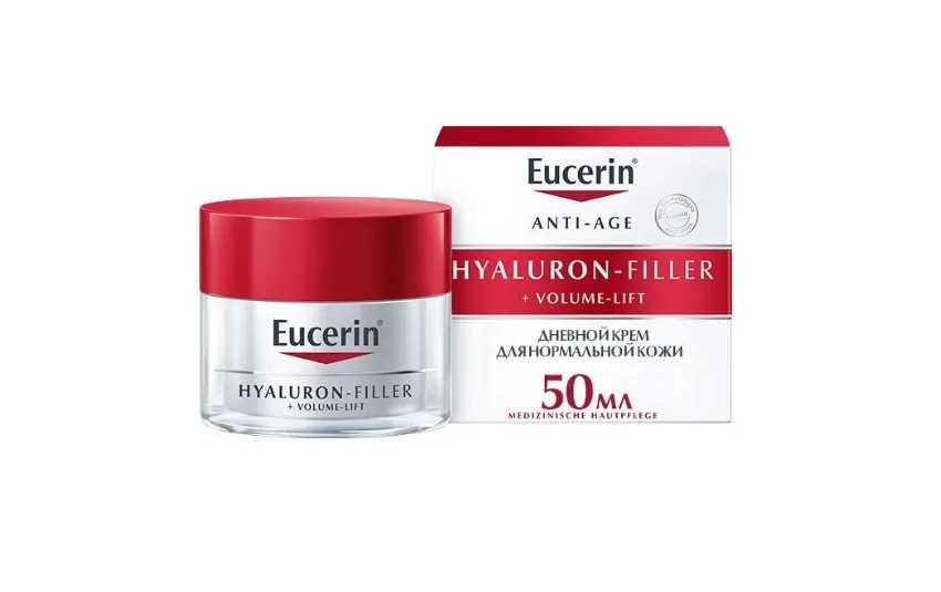 Eucerin Hyaluron-Filler Volume-lift крем дневной spf 15, крем для лица, для нормальной и комбинированной кожи, 50 мл, 1 шт.