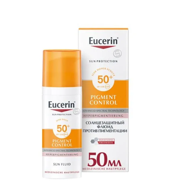 Eucerin Pigment-Control Флюид от пигментации SPF50, флюид, 50 мл, 1 шт.