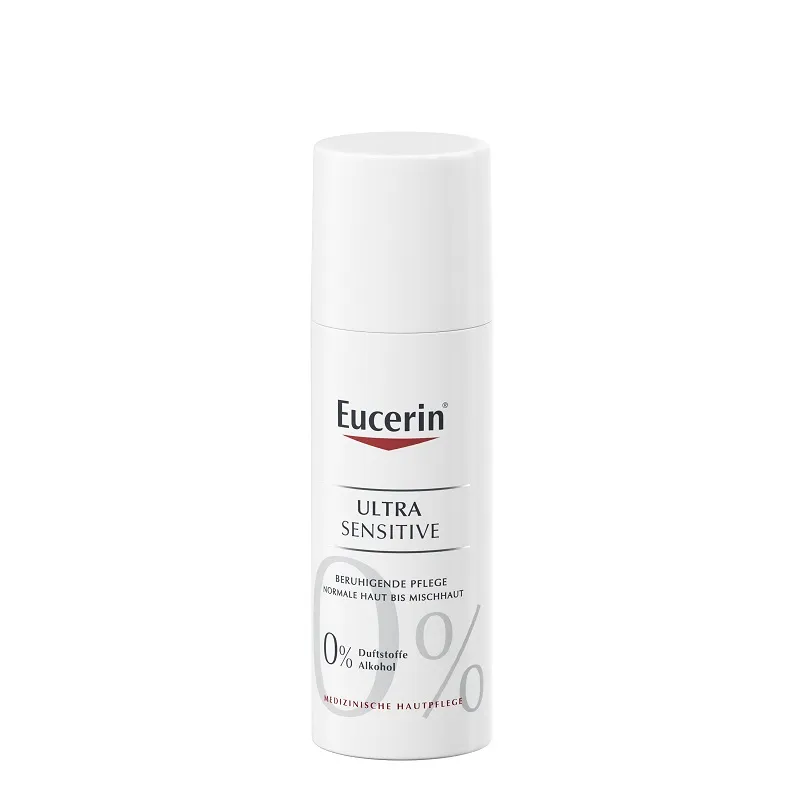 Eucerin ultrasensitive Крем успокаивающий, крем для лица, для нормальной и комбинированной кожи, 50 мл, 1 шт.