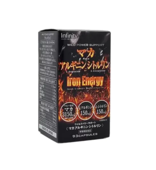 Infinity Iron Energy Мака, Цитруллин, Цинк, капсулы, 93 шт.