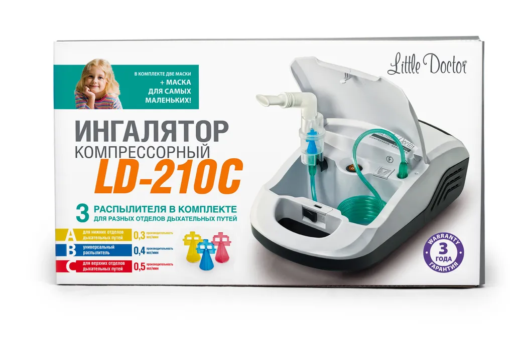 Ингалятор компрессорный Little Doctor LD-210C, LD-210C, 1 шт.