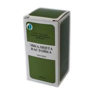 Эвкалипта настойка, настойка, 25 мл, 1 шт., Тульская фармацевтическая фабрика