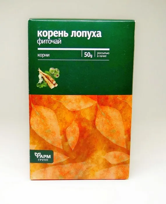 Лопуха корни, сырье растительное, 50 г, 1 шт., Фармгрупп