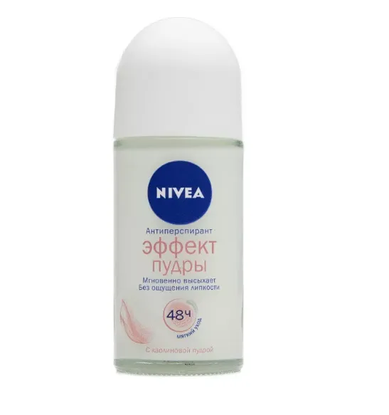 Nivea Антиперспирант шариковый Эффект пудры, 50 мл, 1 шт.