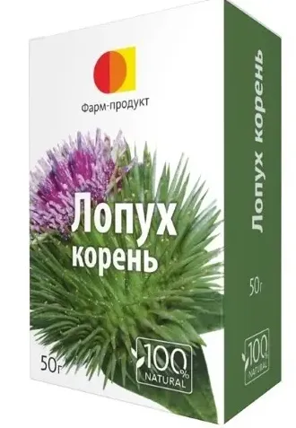 Лопуха корни, 50 г, 1 шт.