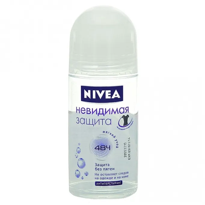 Nivea Антиперспирант шариковый Невидимая защита, 50 мл, 1 шт.