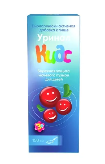 Уринал Кидс, сироп для приема внутрь, для детей с 3 лет, 150 мл, 1 шт.