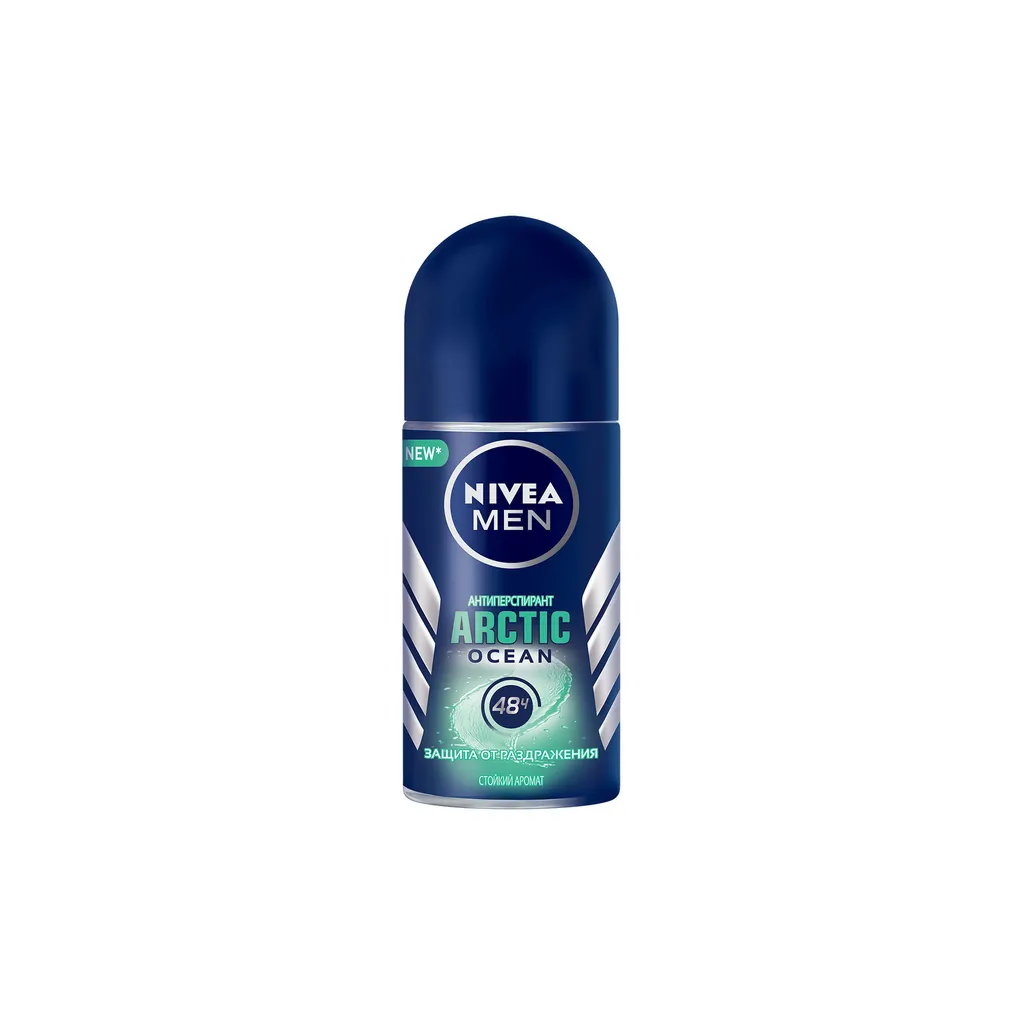 Nivea Men Антиперспирант шариковый Arctic ocean, защита от раздражения, 50 мл, 1 шт.