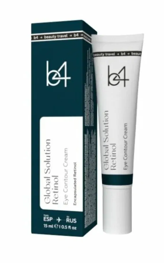 b4 Global Solution Retinol Крем для кожи вокруг глаз, крем, с ретинолом, 15 мл, 1 шт.