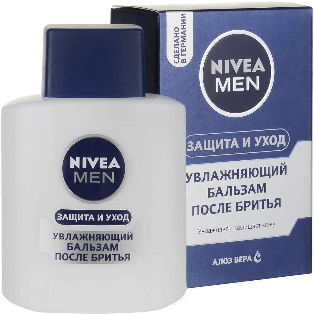 Nivea Men Бальзам после бритья увлажняющий Защита и уход, бальзам, 100 мл, 1 шт.