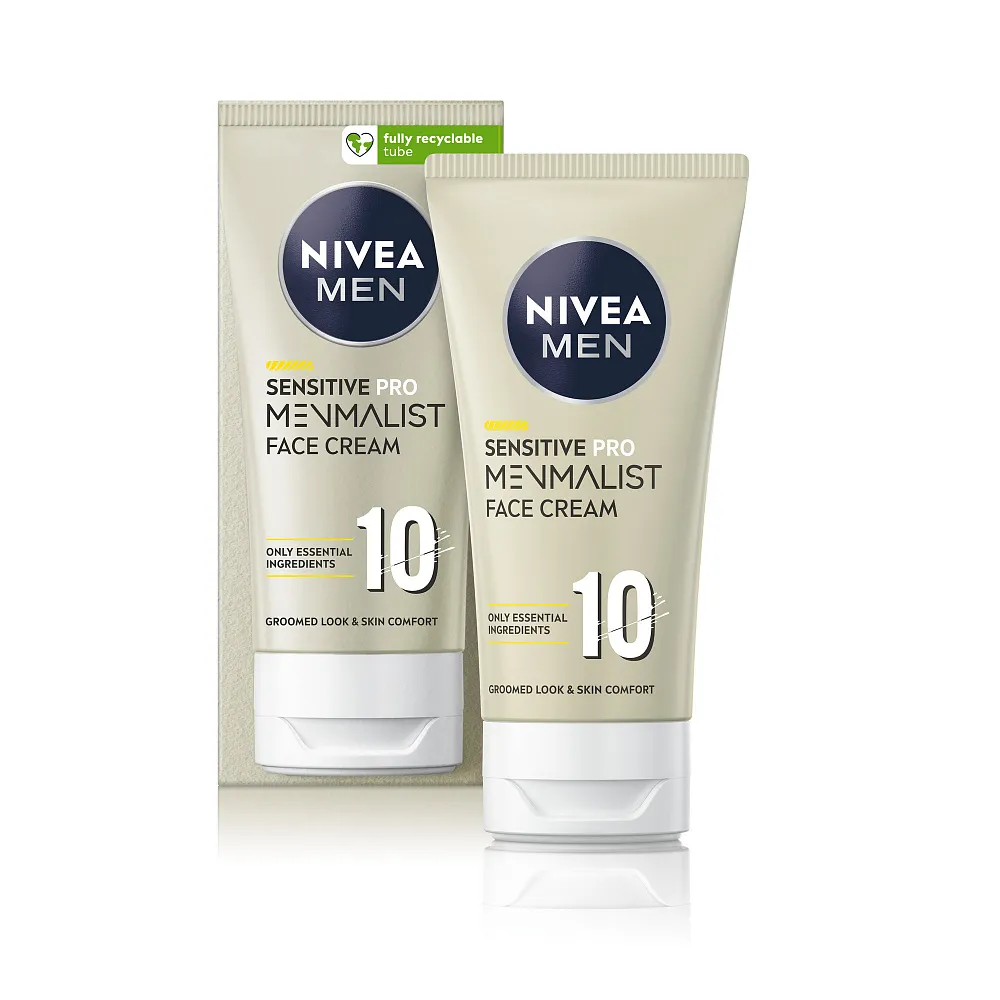 Nivea Men Крем для лица Sensitive Pro Menmalist, крем для лица, 75 мл, 1 шт.