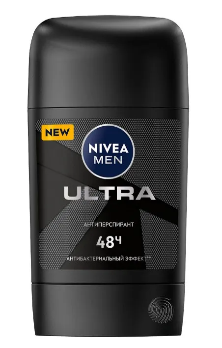 Nivea Men Ultra Антиперспирант, стик, 50 мл, 1 шт.