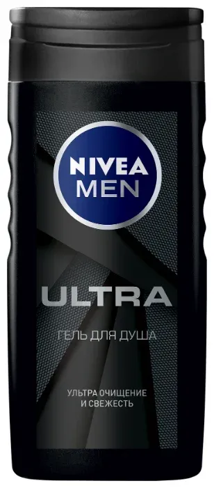 Nivea Men Ultra Гель для душа, гель для душа, 250 мл, 1 шт.