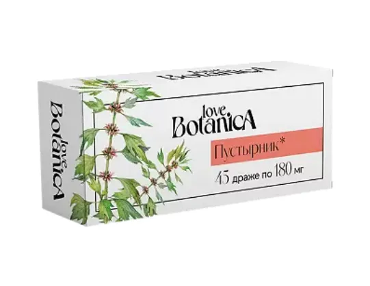 Love Botanica Пустырник, драже, 45 шт.