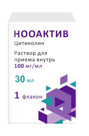 Нооактив, 100 мг/мл, раствор для приема внутрь, 30 мл, 1 шт.