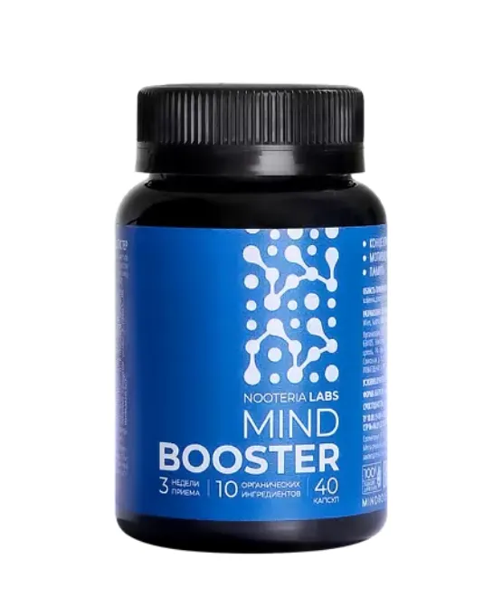 Nooteria Labs Mind Booster, капсулы, 40 шт.