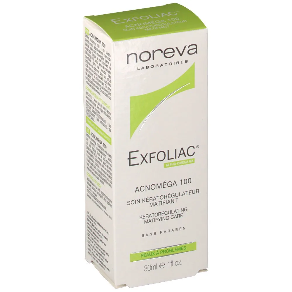 Noreva Exfoliac Acnomega 100, крем для лица, 30 мл, 1 шт.