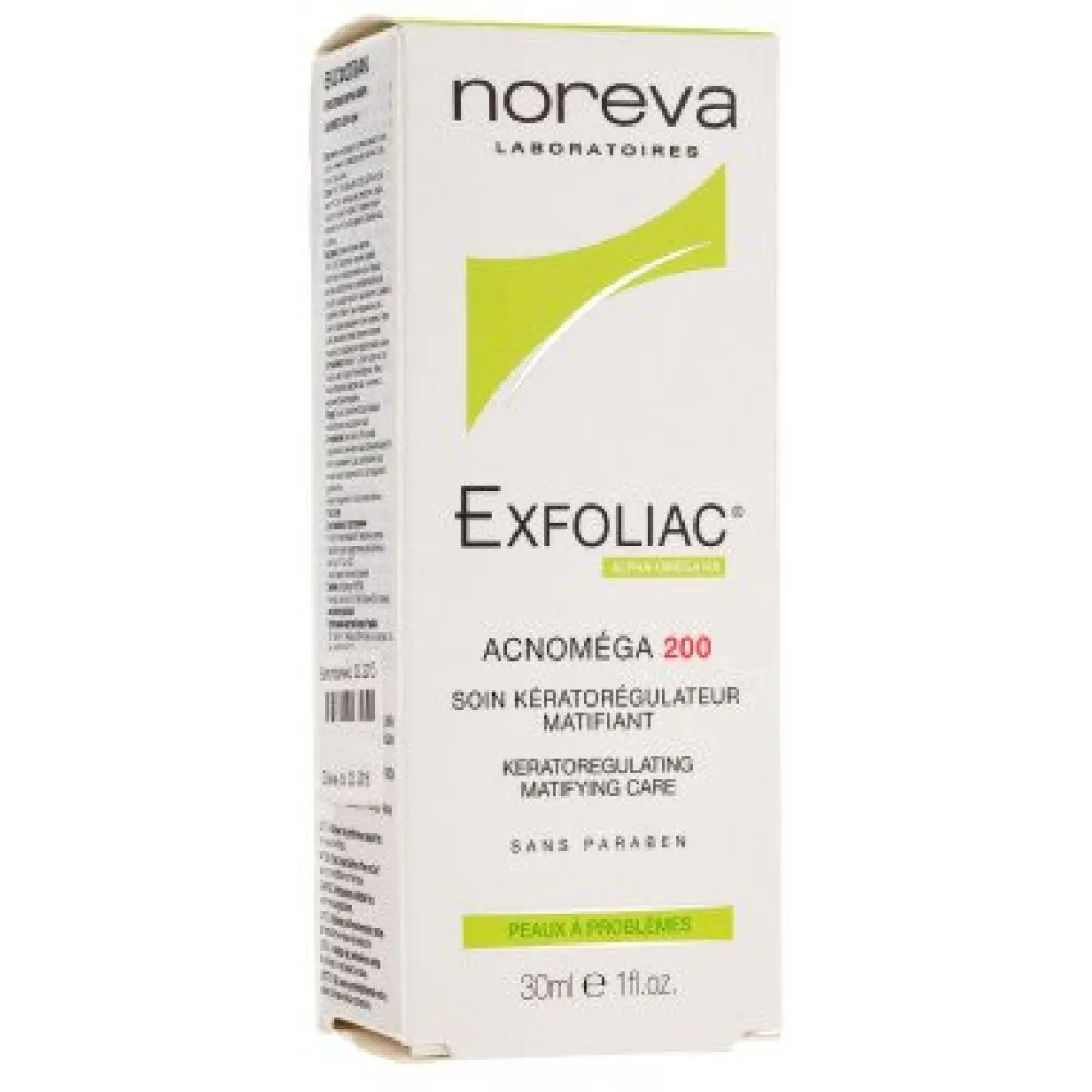 Noreva Exfoliac Acnomega 200, крем для лица, 30 мл, 1 шт.