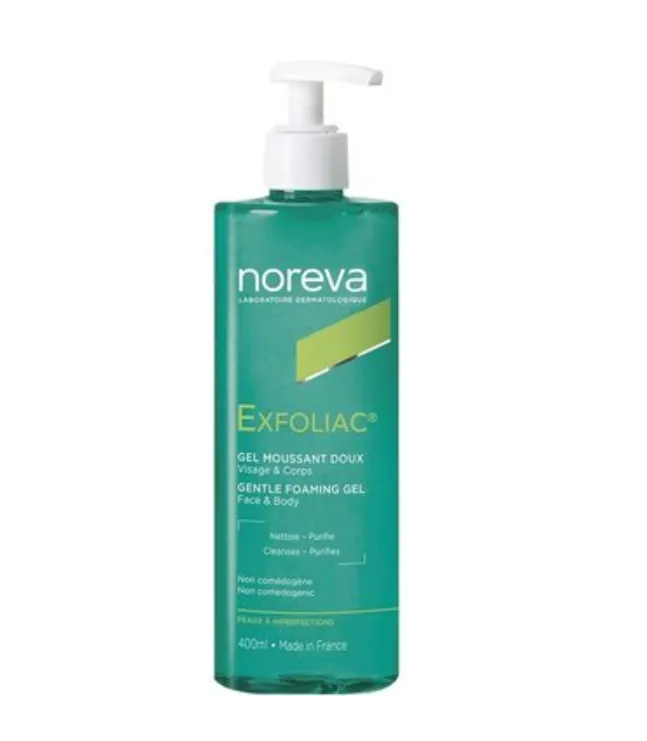 Noreva Exfoliac Гель для лица мягкий, гель, очищающий, 400 мл, 1 шт.