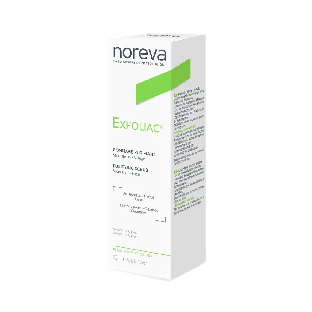 Noreva Exfoliac Скраб для лица очищающий, скраб для лица, 50 мл, 1 шт.