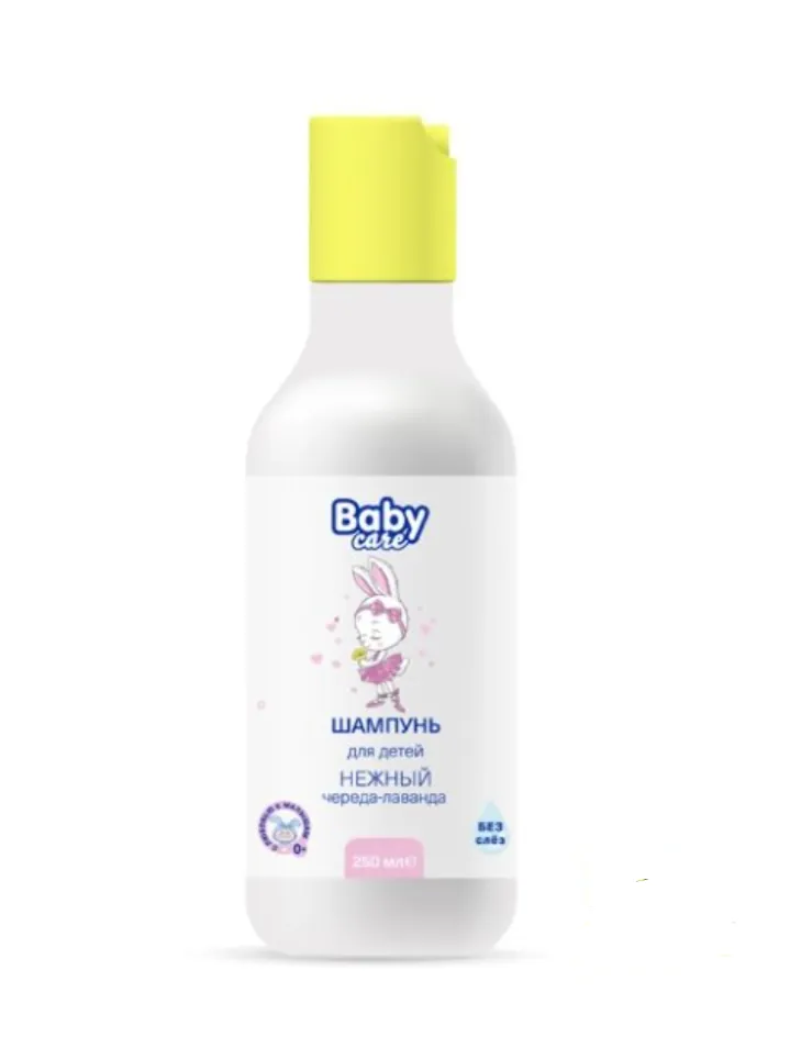 Baby Care Детский шампунь 0+мес, шампунь, череда и ромашка, 250 мл, 1 шт.