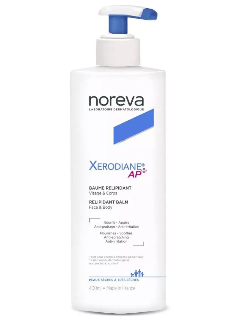 Noreva Xerodiane AP+ Бальзам для ухода за кожей для детей с рождения, бальзам, для сухой и очень сухой кожи, 400 мл, 1 шт.