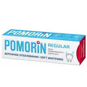 Pomorin regular Бережное отбеливание Зубная паста, паста зубная, 100 мл, 1 шт.